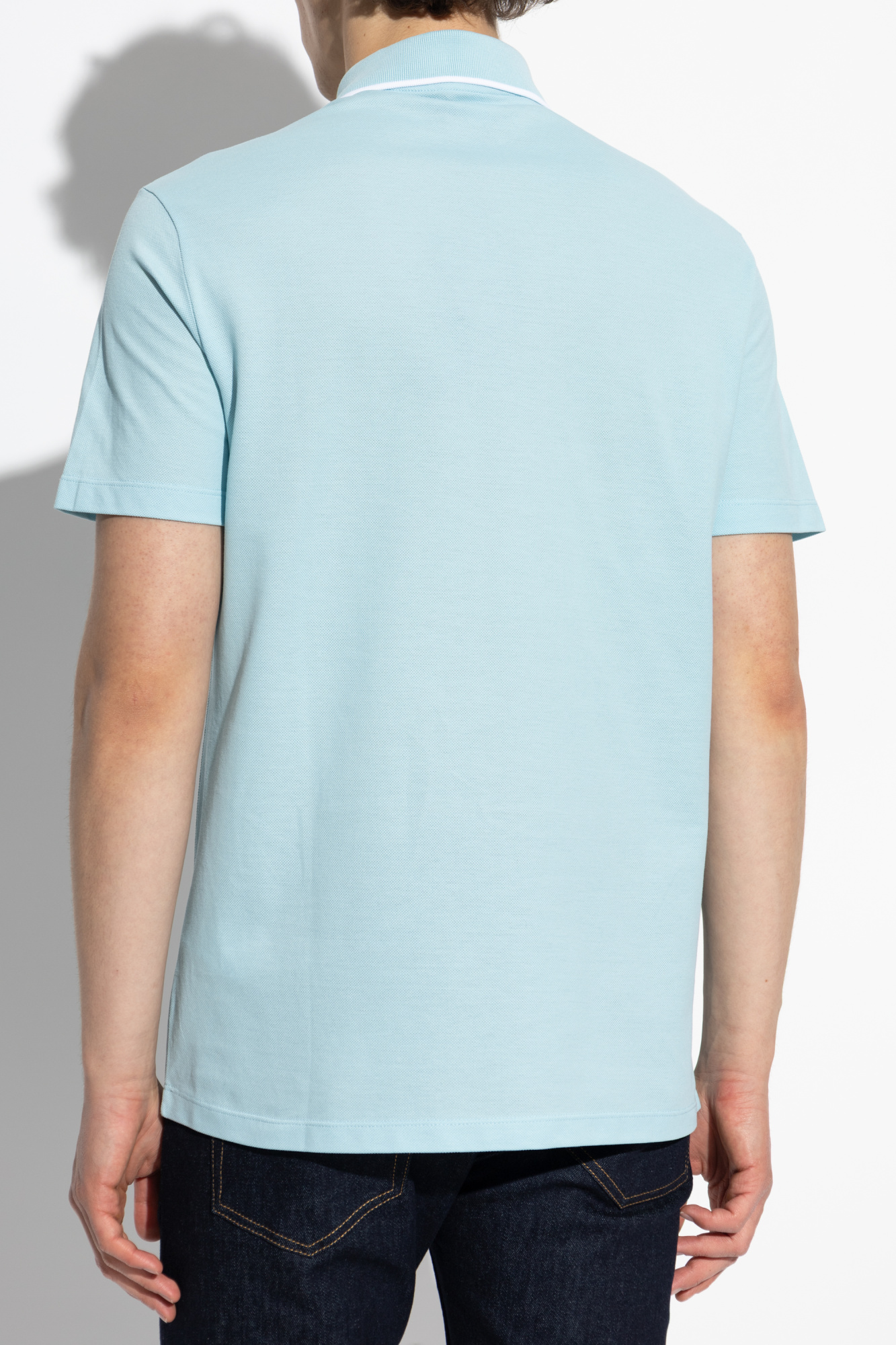 VERSACE ハロックフリントクルネックTシャツ 76GAH611JS287 G89 Versaceヴェルサーチ/バロックTシャツ カットソー